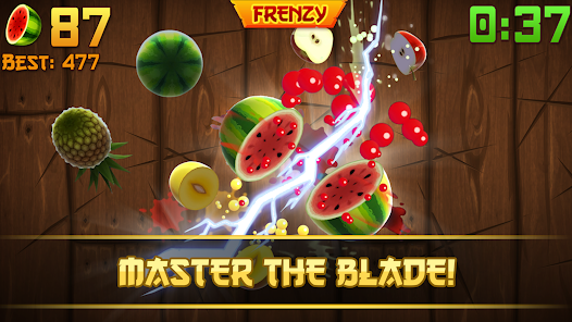 Fruit Ninja game action screenshot
